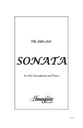 SONATA FOR ALTO SAXOPHONE AND PIANO cover